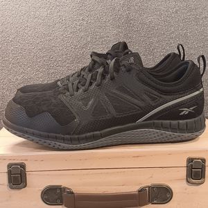 Reebok Men's Steel Toe Work Safety Shoes, Size 9.5